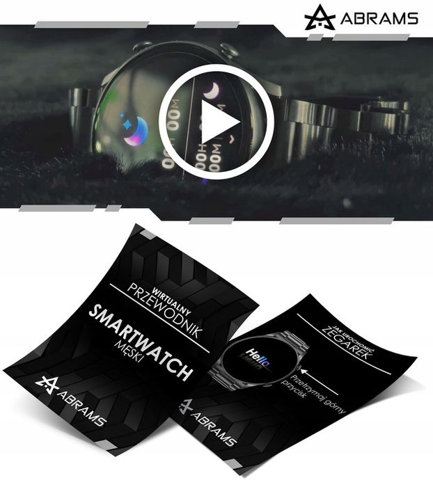 Smartwatch Zegarek Męski 2 Gen Polskie Menu Połączenia Sport Smart Wat