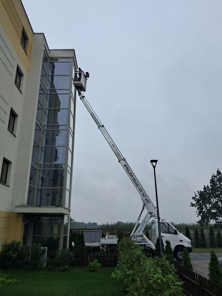 Podnośnik Koszowy Rębak wynajem usługi
