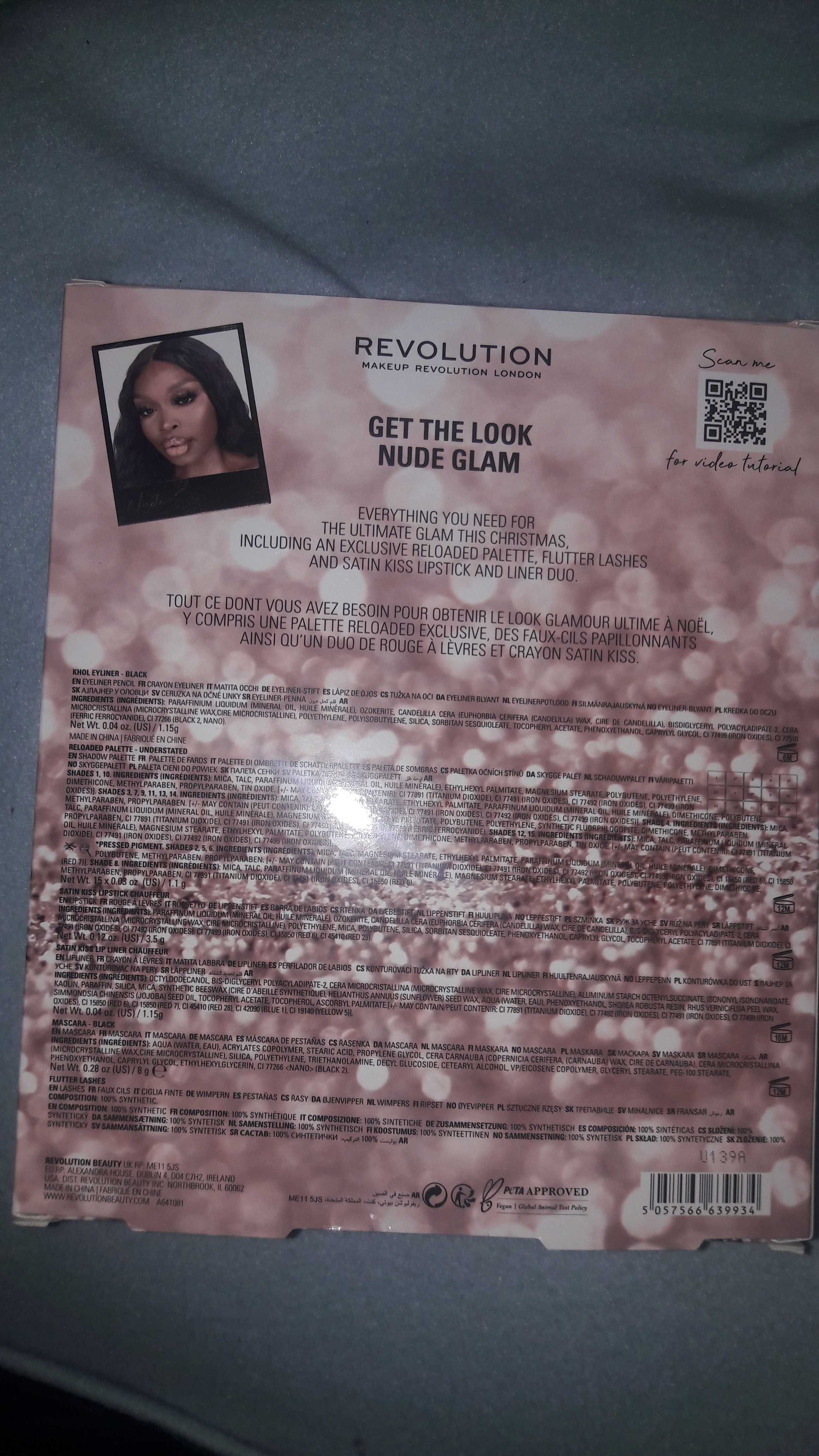 Revolution zestaw nude glam