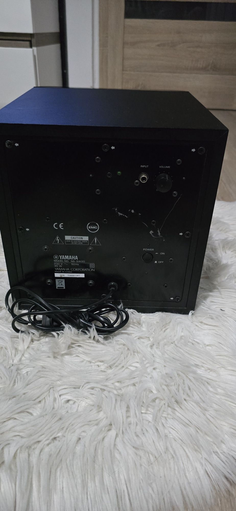 Subwoofer aktywny z głośnikami yamaha