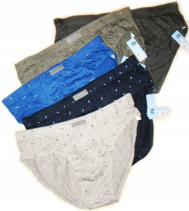 Slipy majtki męskie bawełna 100% Cotton World komplet 5 szt.
