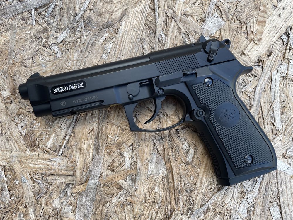 PISTOLA M92 CO2 ESFERA AÇO 4.5MM TIRO DESPORTIVO ENVIO GRÁTIS