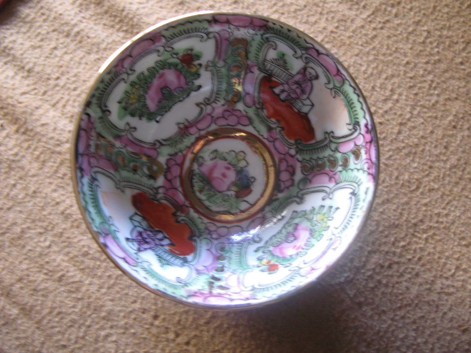 Taça porcelana chinesa fabricada em Macau