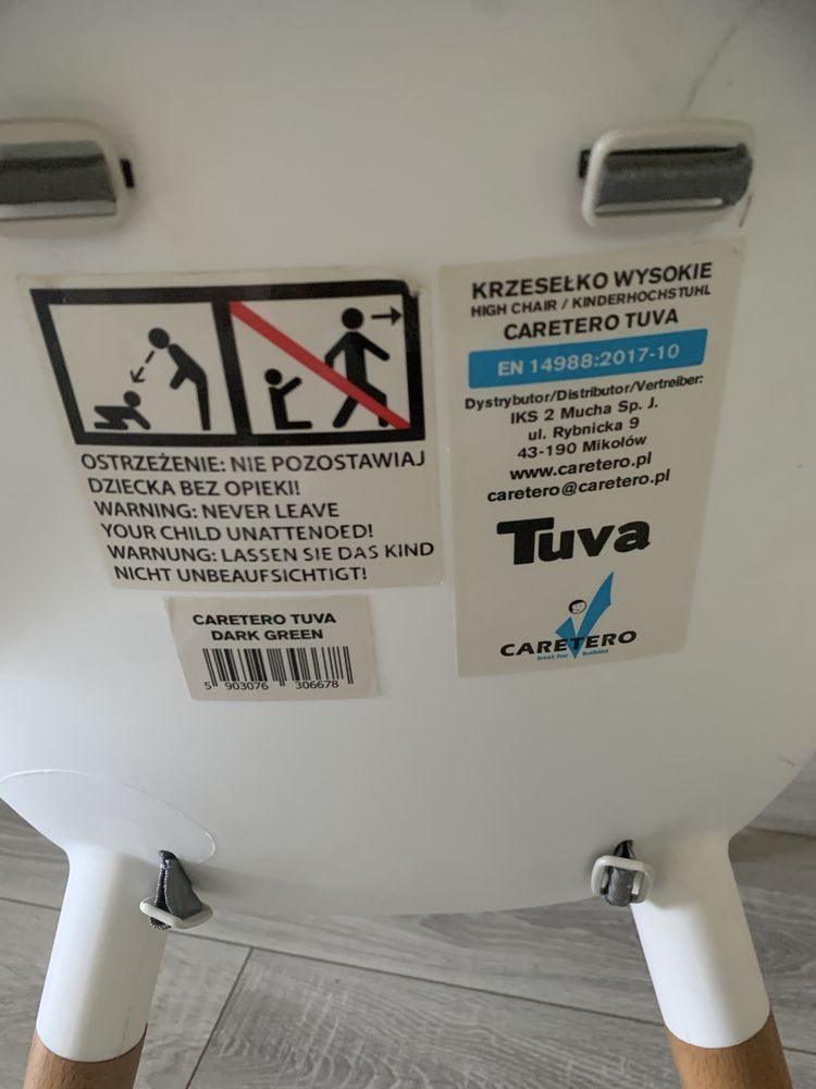 Caretero Tuva Krzesełko do karmienia Dark green