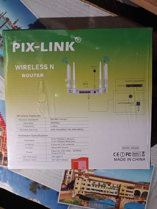 Роутер PIX-LINK WR50Q 6 антен.