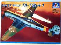 Model plastikowy Focke Wulf TA-152 H-1 + elem. EDUARD 1/48 ITALERI