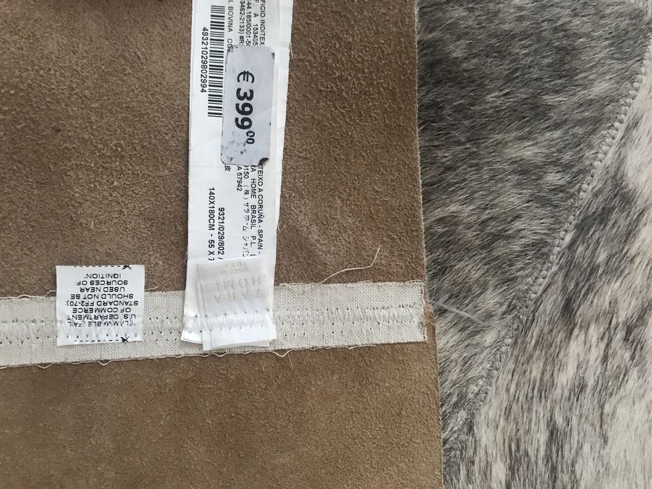 Karpet em Pele Zara Home