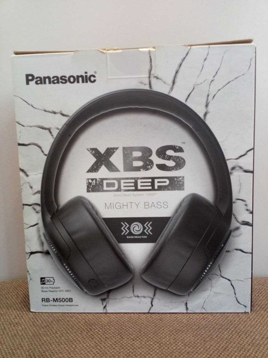 Навушники Panasonic RB-M500B (30 годин роботи, Bluetooth, 3.5 мм)