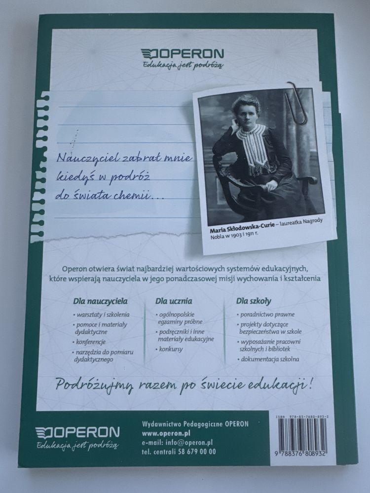 Chemia 2 Operon Podręcznik zakres rozszerzony
