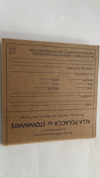 Alla Polacca & Stowaways  ‎– We Have Made - 2cd