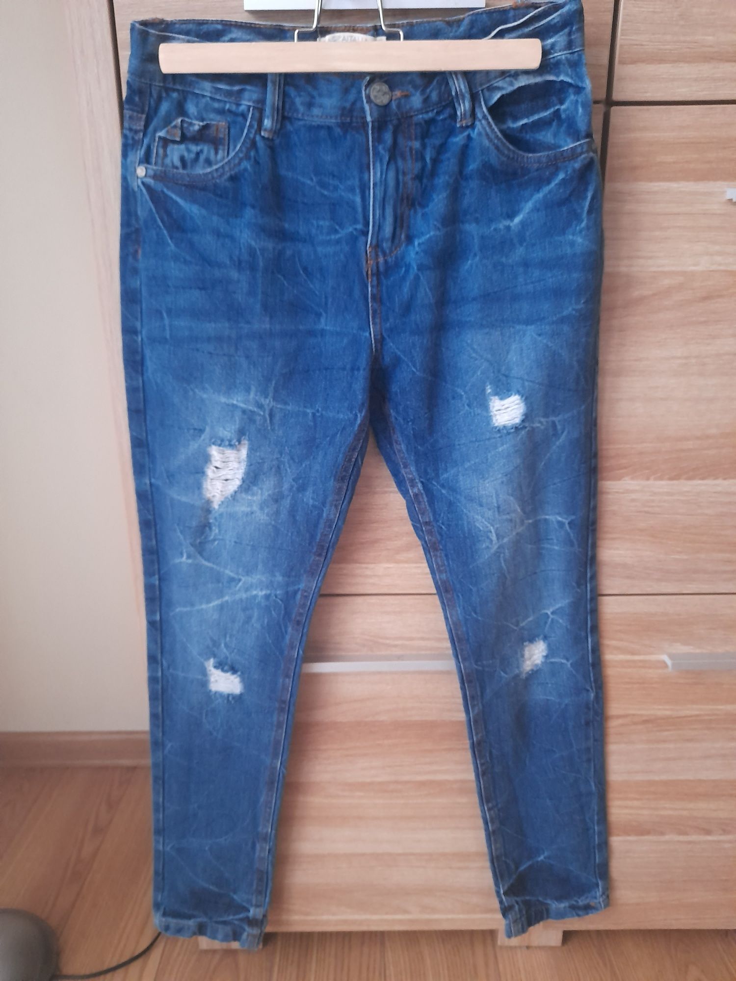 Spodnie jeansowe dżinsowe jeansy dżinsy
