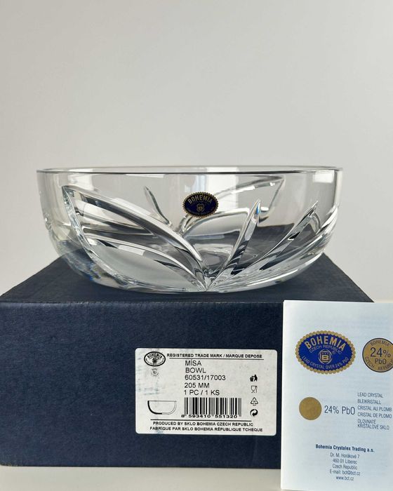 Чешский хрусталь Bohemia Crystal Adele 24% PbO - набір 37 предметів