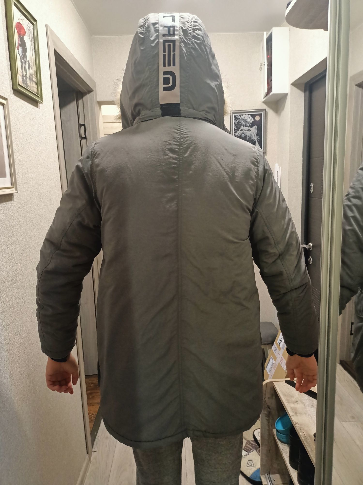 Куртка подростковая НМ для мальчика, еврозима  , размер 14+