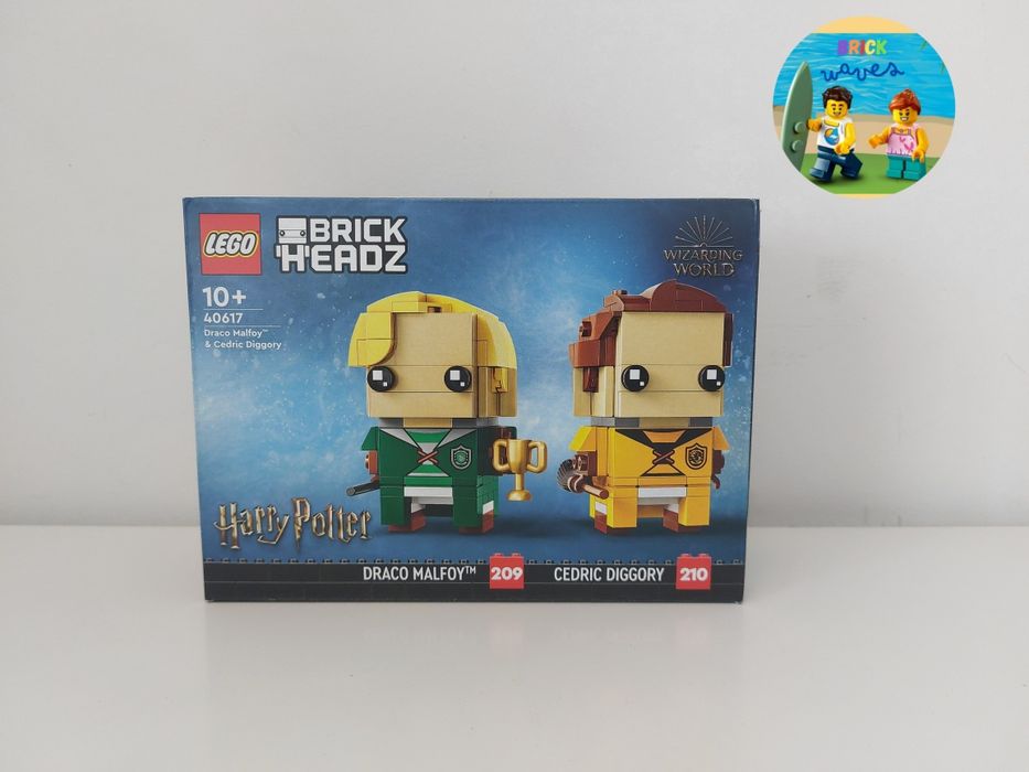 ENVIO GRATIS-LEGO 40617 Draco Malfoy & Cedric Diggory (BrickHeadz)