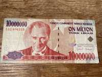 Banknot, Turcja, 1,000,000 Lira, 1970