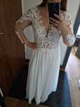 suknia ślubna rustykalna boho delikatna 38/40 M/L