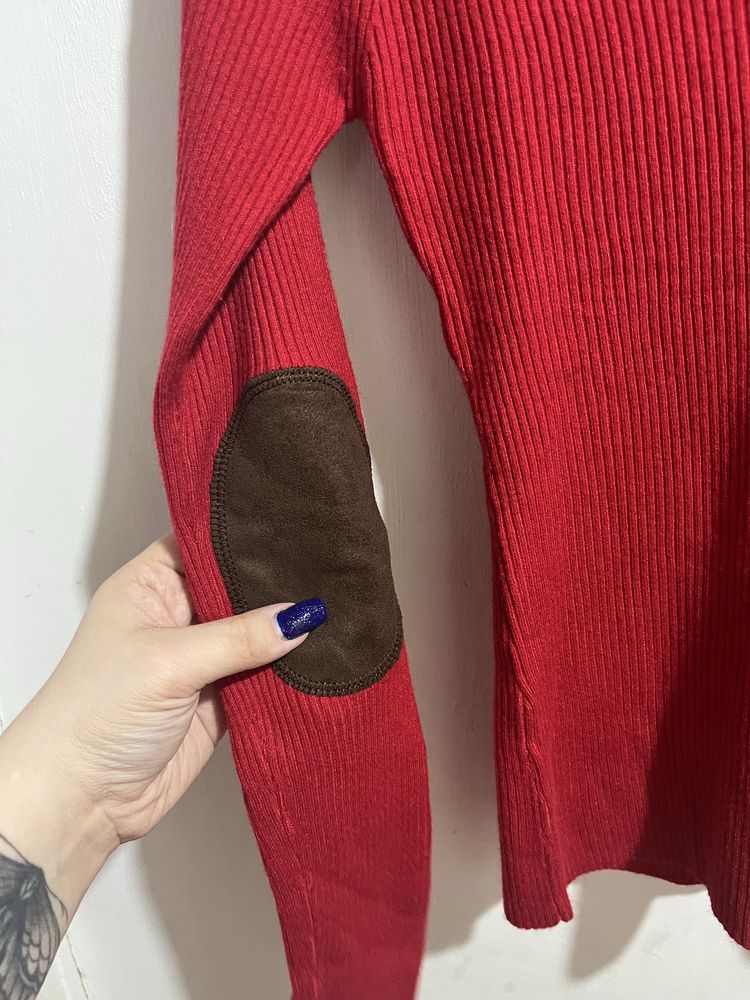 Nowy sweter damski z merino i kaszmiru S/M