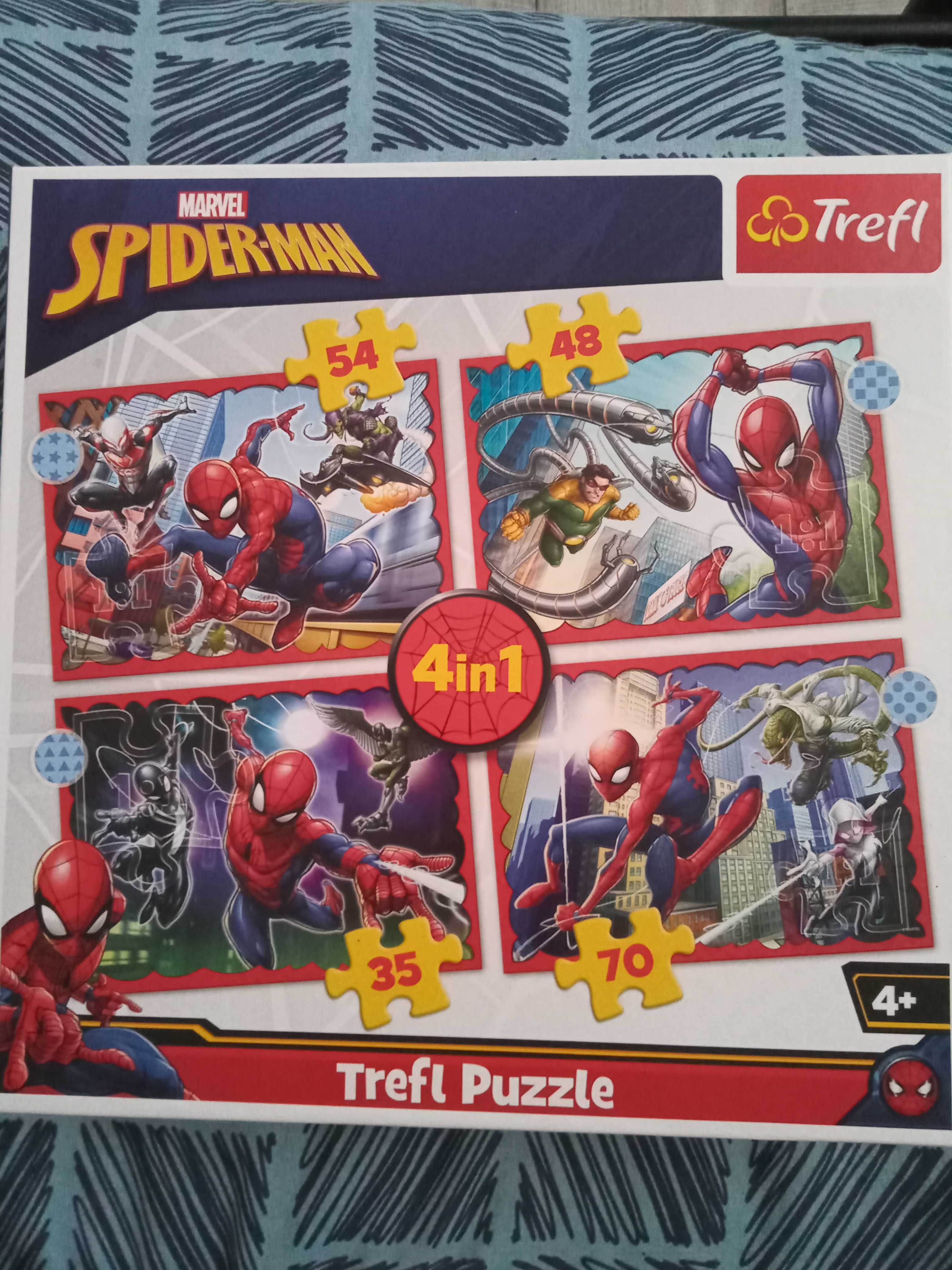 Puzzle Spider Man 4w1 Trefl Marvel