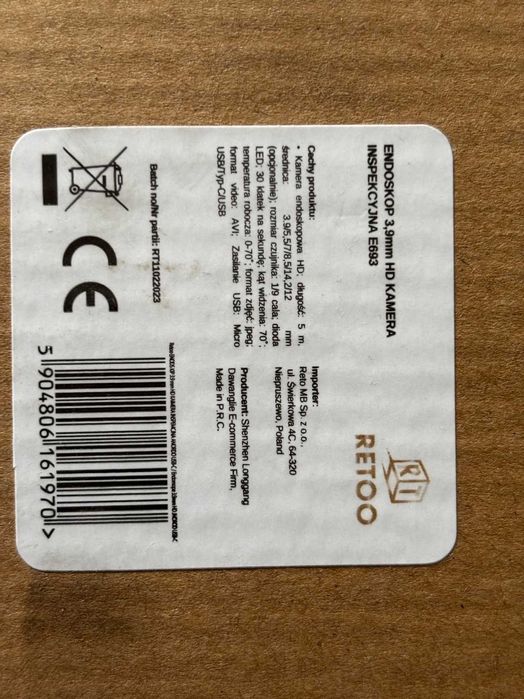 Endoescopio para smartphone ultra-fino