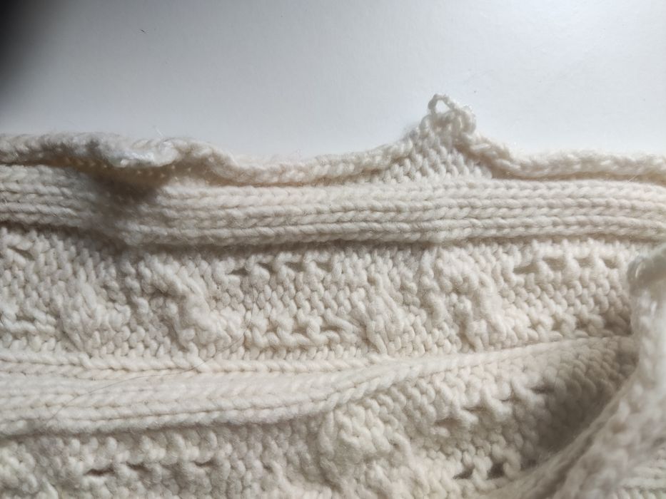 Szal komin spódnica gruby wzór