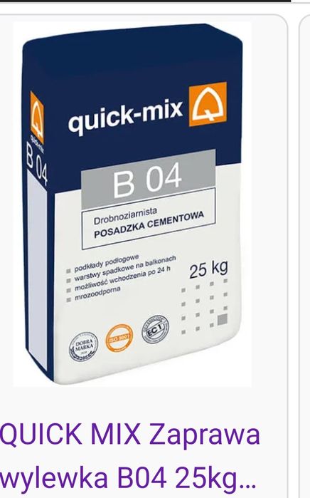 Quick max posadzka cementowa balkon B 04 duza ilosc