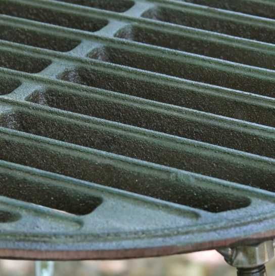 Решетка для барбекю круглая 390 мм, Гриль чугунный круглый для мангала