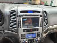 Autoradio Hyundai GPS Câmara Traseira Santa fé 2010 c/ moldura