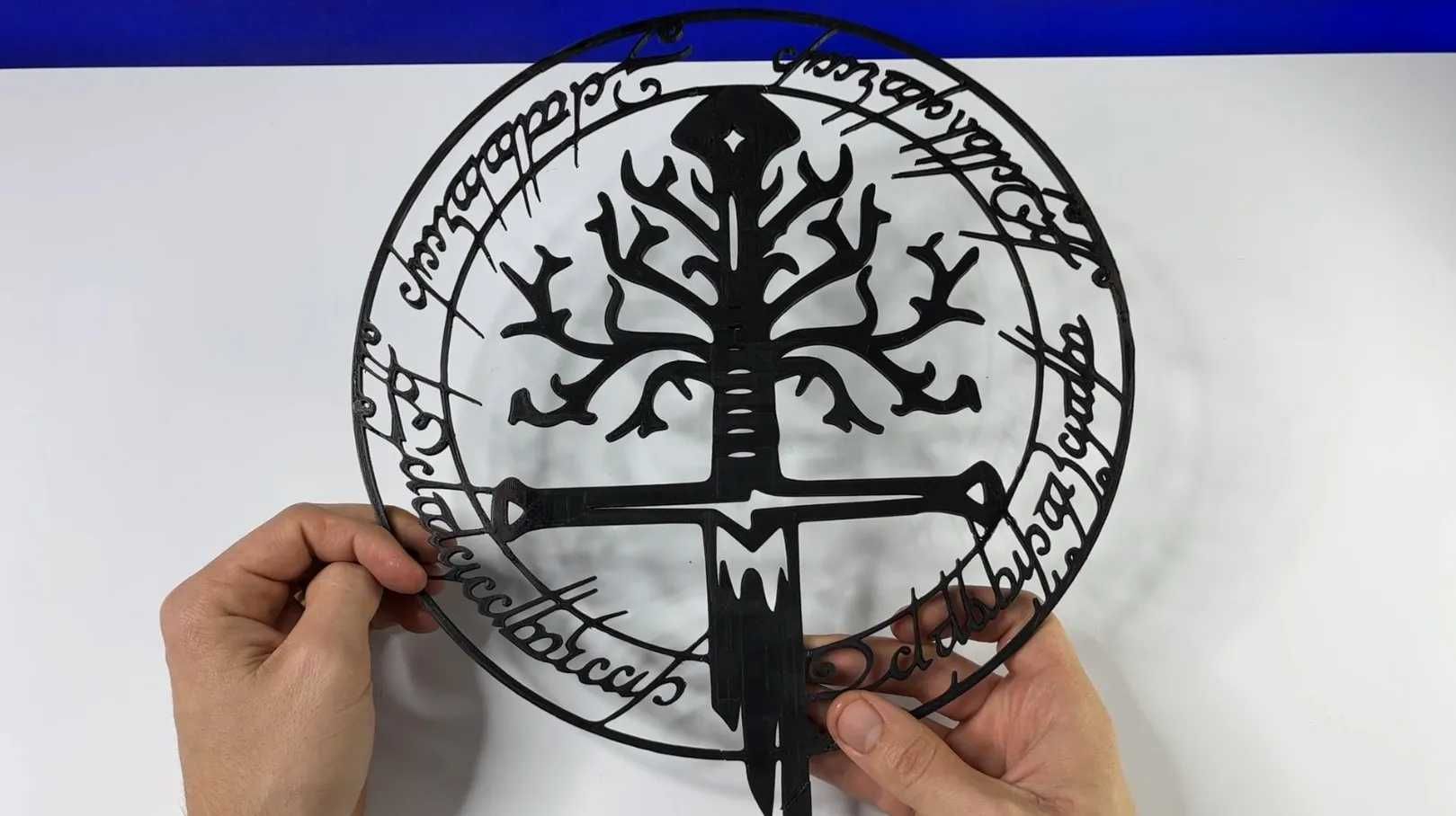 LOTR Anduril Figura Ozdobna na ścianę Panel