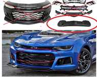 chevrolet camaro zl1 16- zderzak przód belka dokładka spoiler AMPP