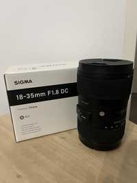 Obiektyw sigma do Canona 18-35 mm f/1.8
