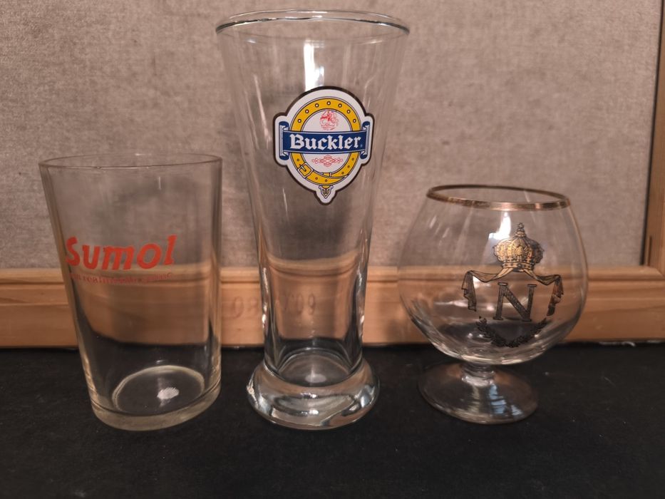 3 Copos Cerveja - Sumol, Buckler