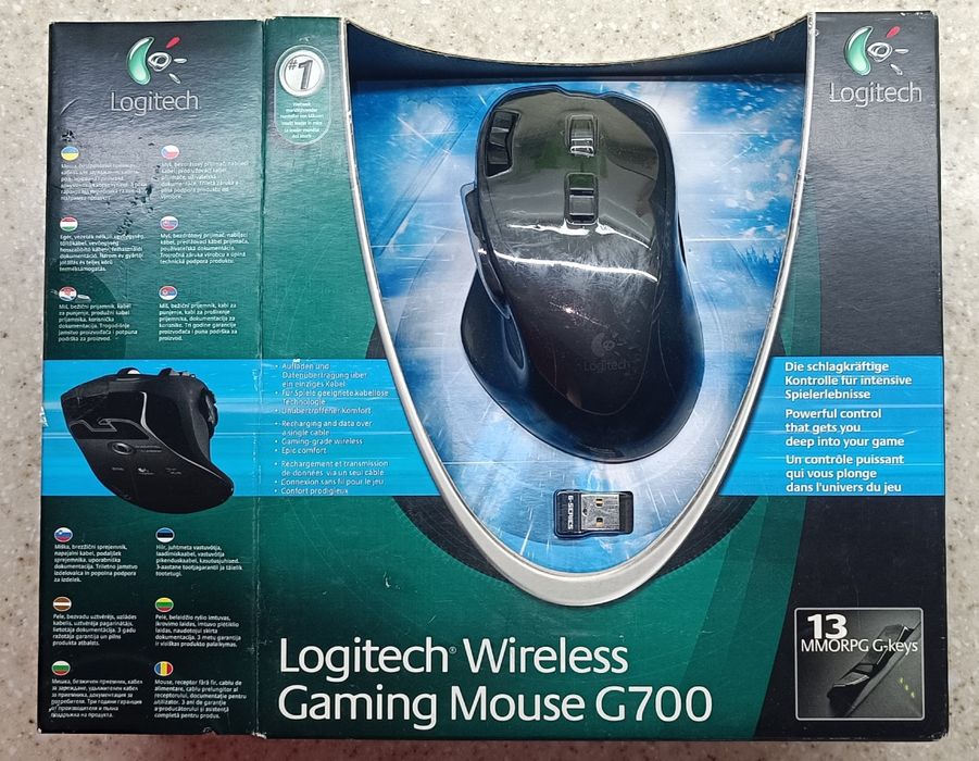 Миша Logitech G700 Gaming Mouse (БЕЗДРОТОВА)