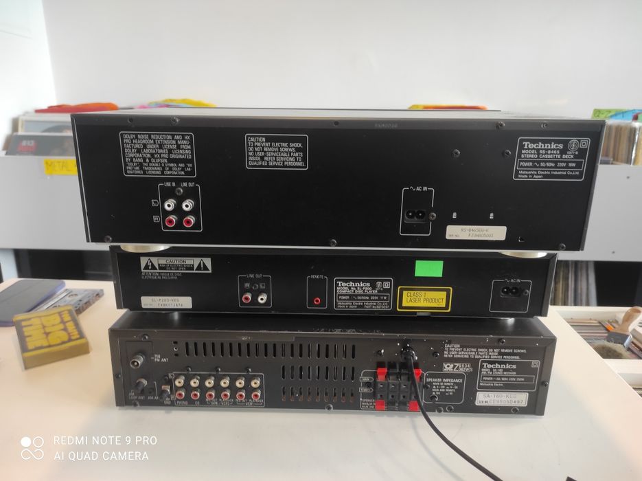 Technics Wieża Stereo . SA 160, SL P200 , RS B465. Sprawny zestaw