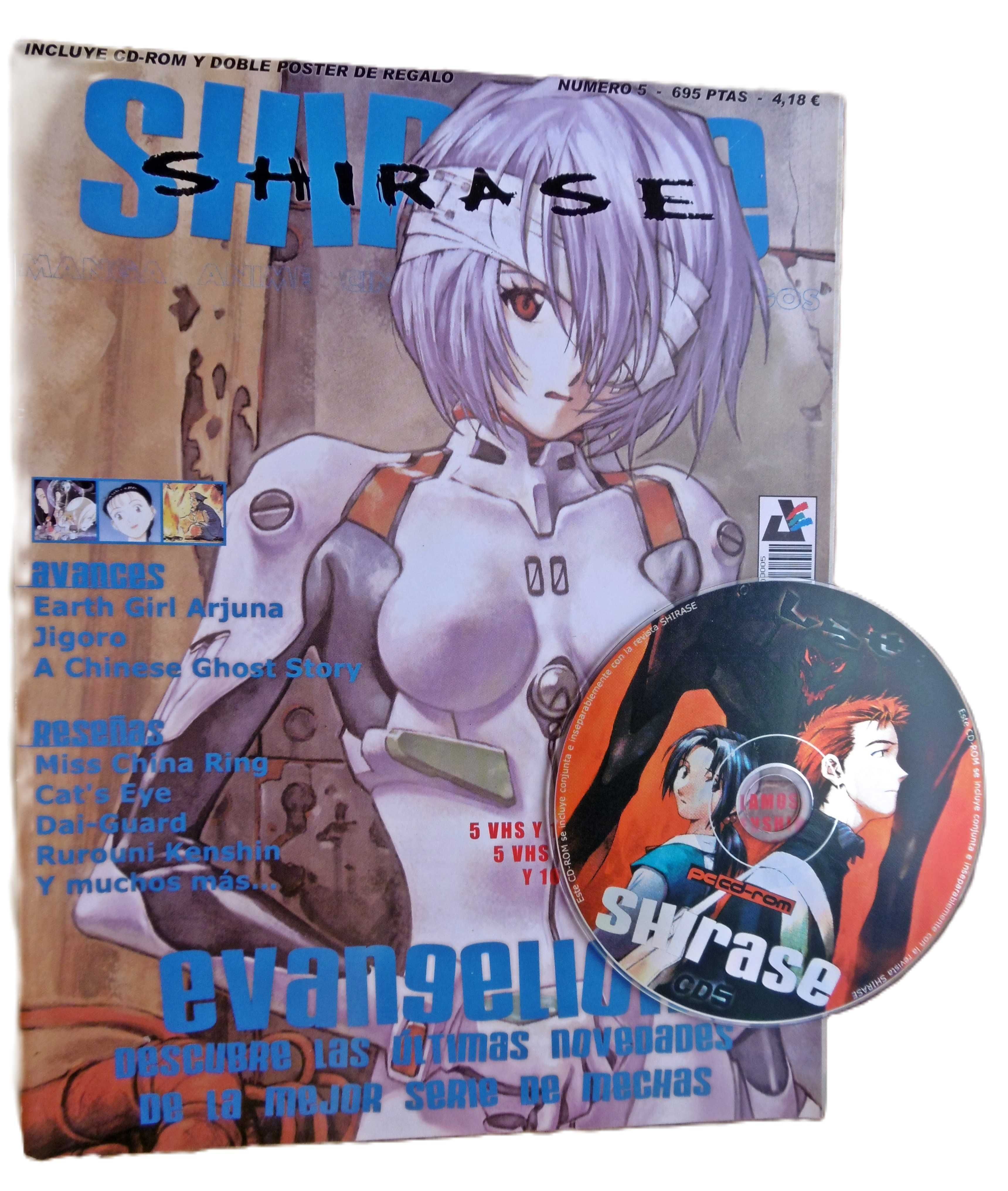 3 Revistas+cds Shirase