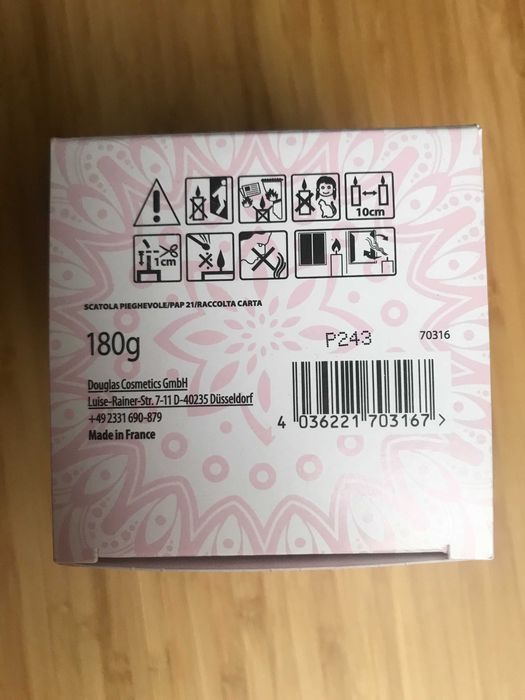 Douglas home spa świeczka świeca zapachowa orientalna Rose & Argan Oil