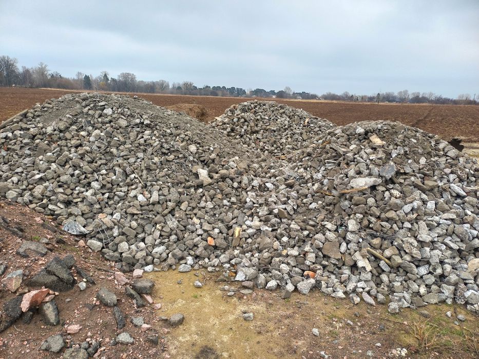 Подріблений бетон 0/80 щебень пісок