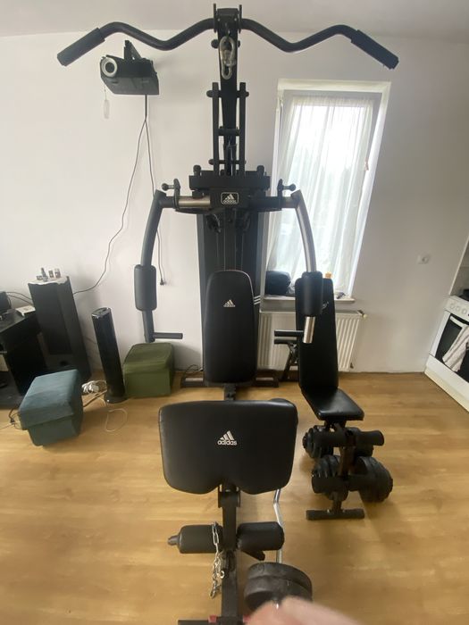 Atlas Adidas , ławeczeka,hantle orbitrek, sztanga