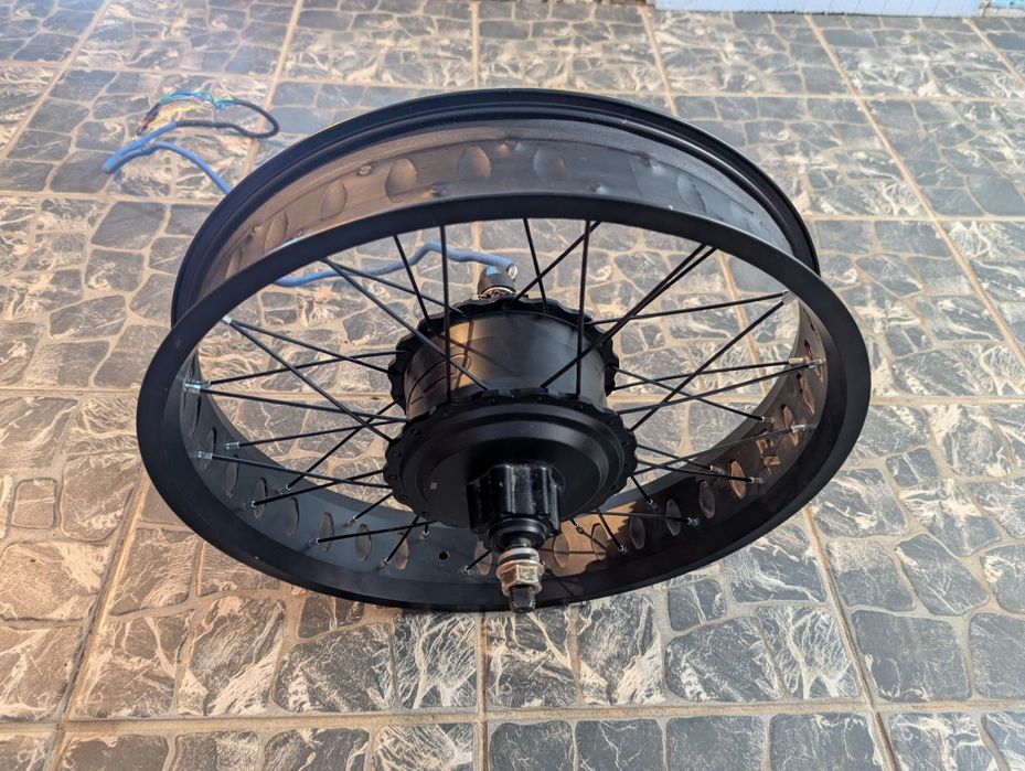 Мотор колесо 20x4.0 фетбайк 48v 750w + контролерта бмс в подарунок