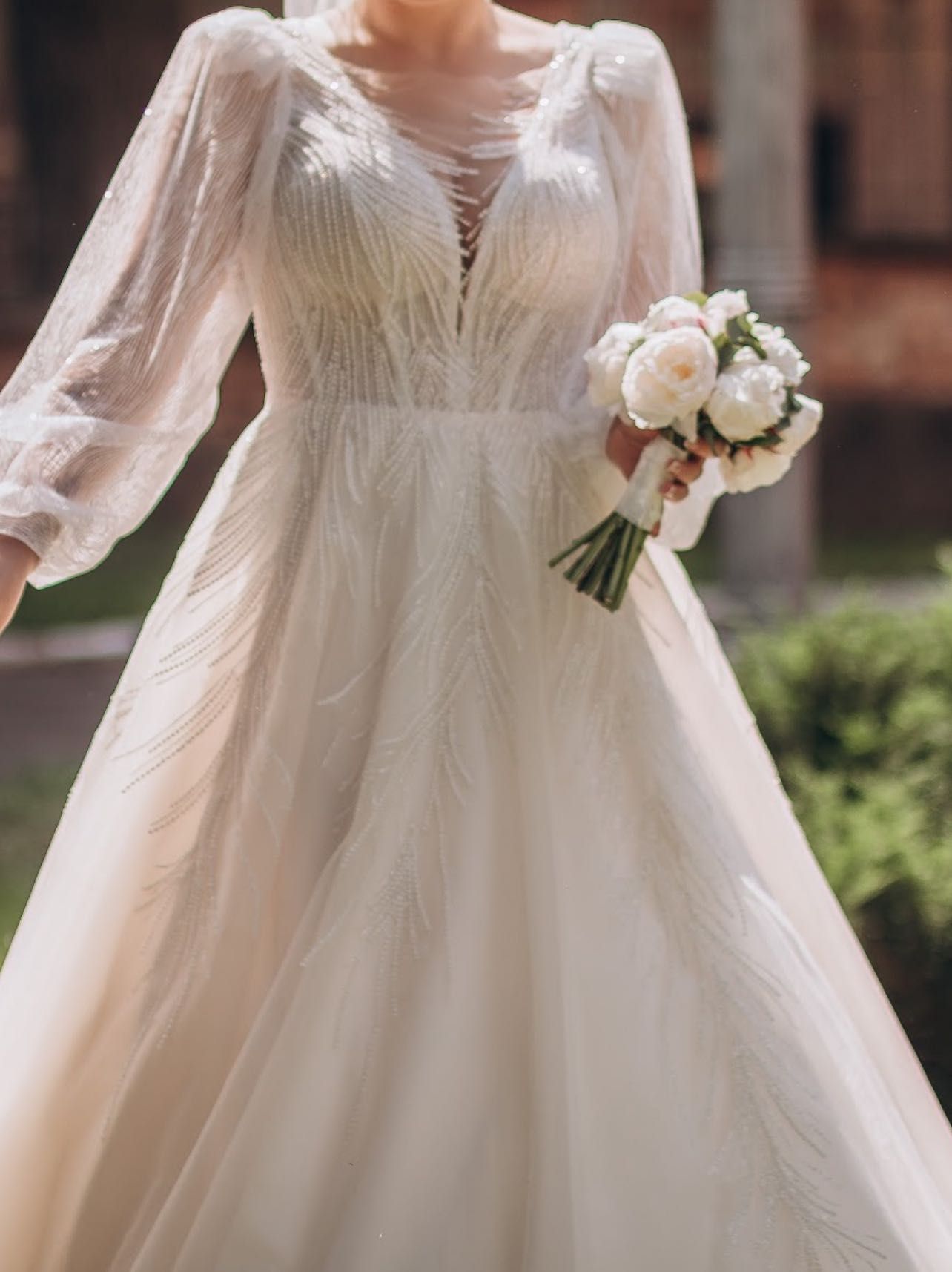 Весільна сукня розмір Л 44