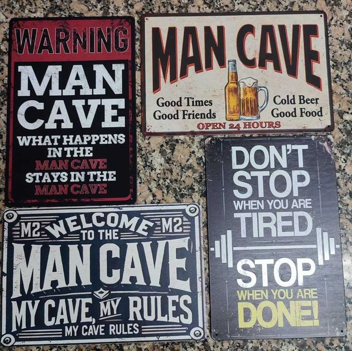 Placas metalicas decorativas