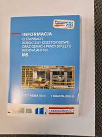 SEKOCENBUD Informacja o stawkach robocizny IRS 1 kw 2024 rok