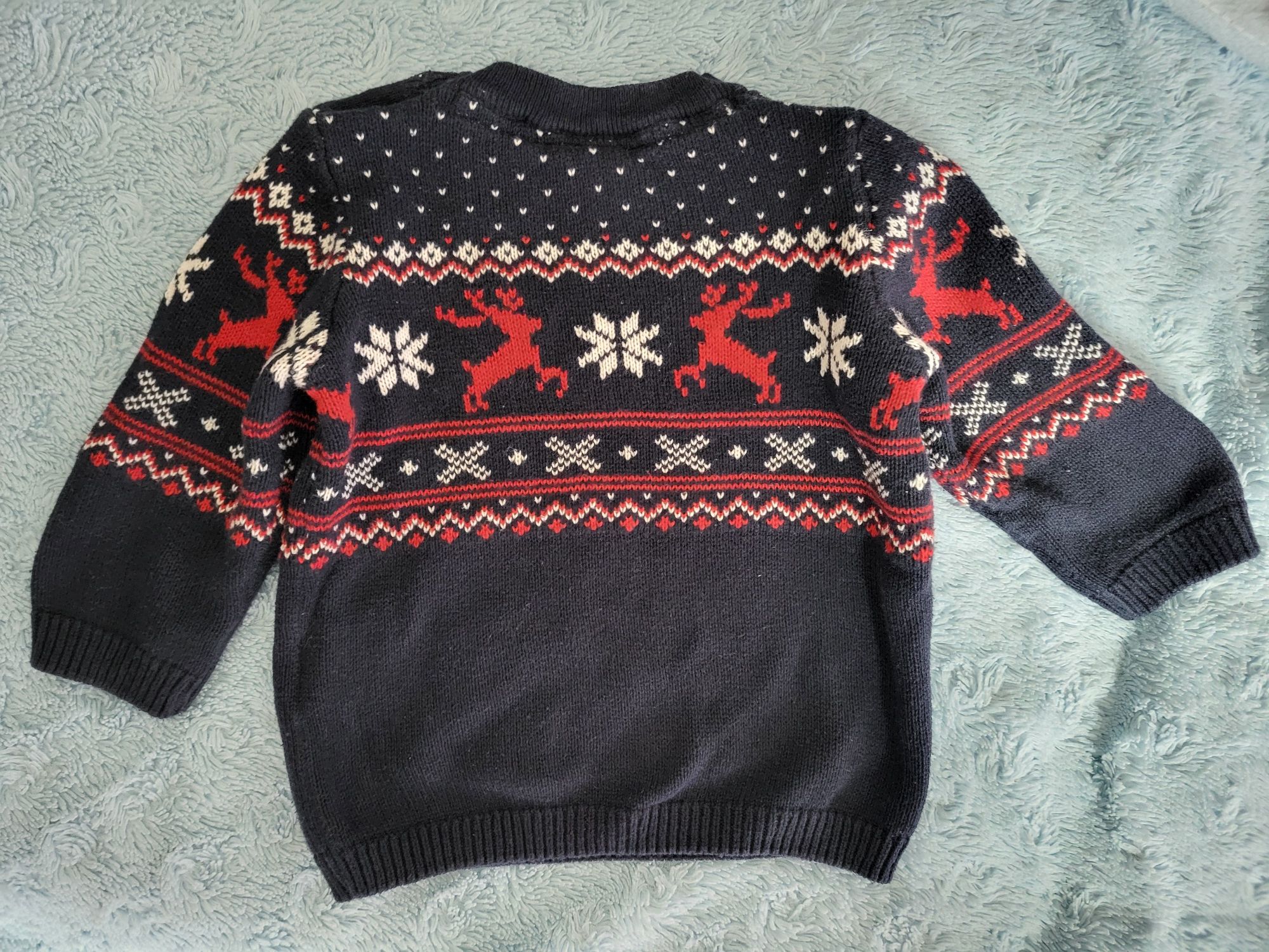Sweter świąteczny dla chłopca 68