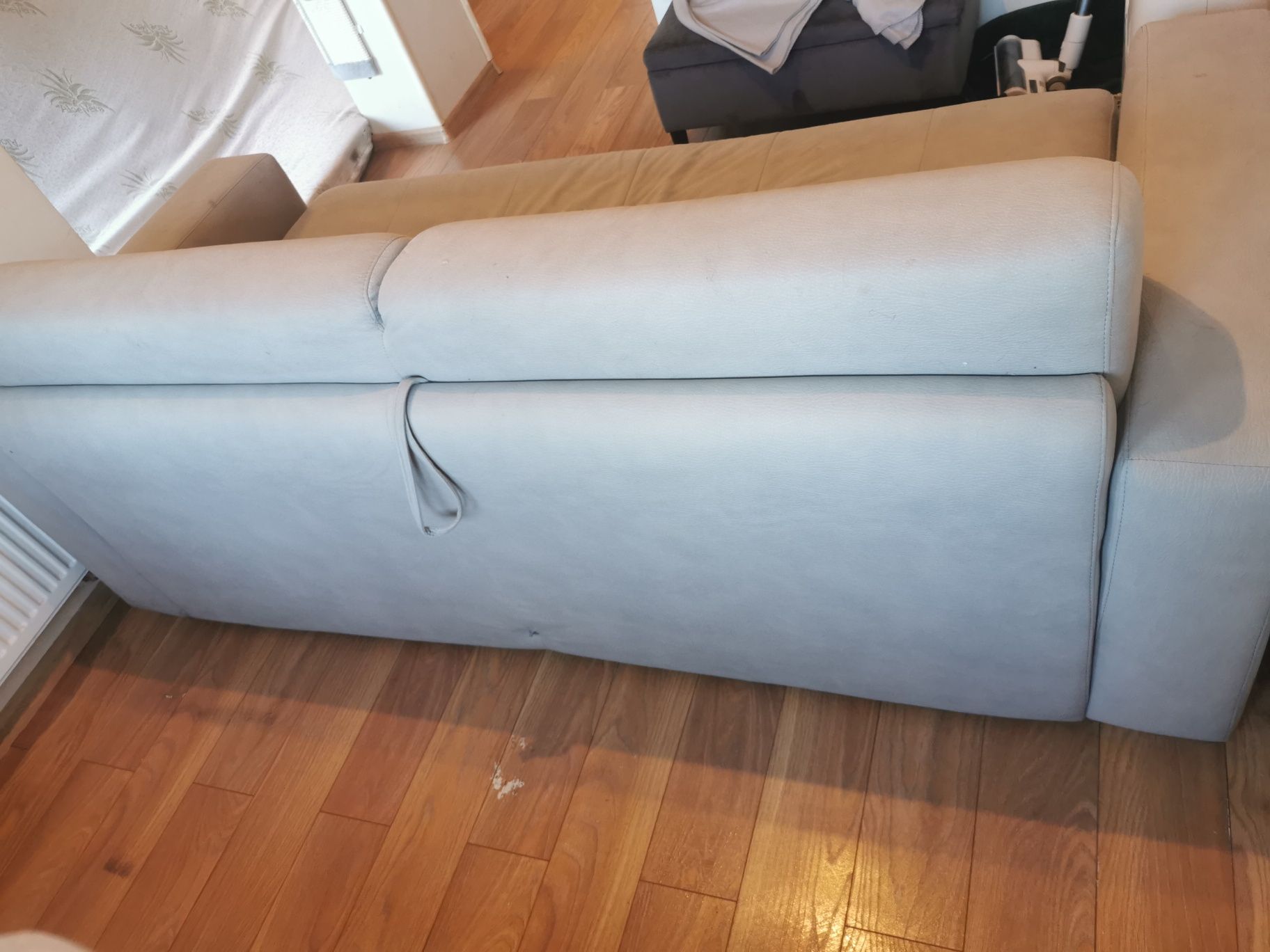 Sofa rozkładana że stelażem włoskim i materacem 160x190