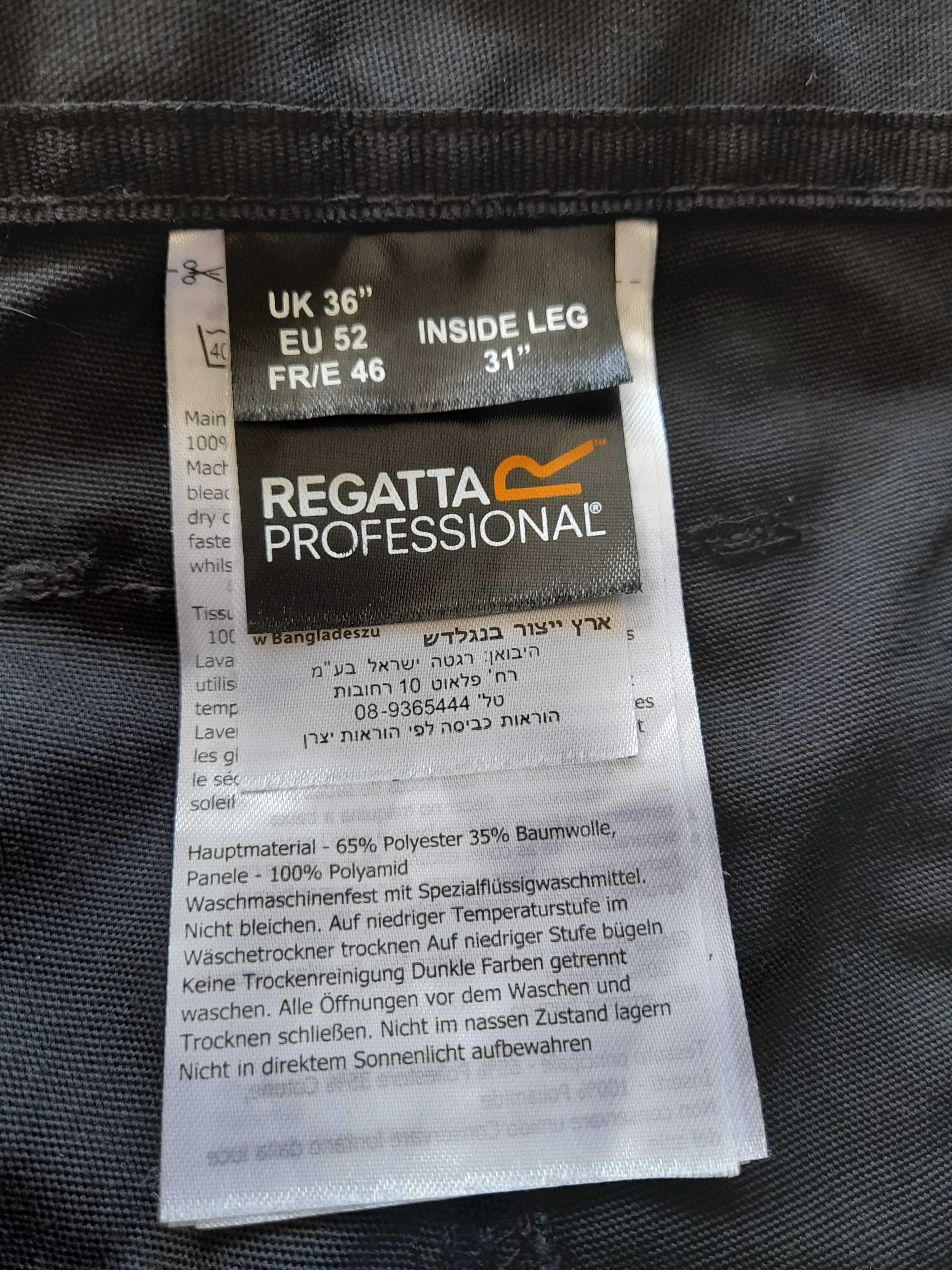 Regatta Professional: Брюки-карго кобуры TRJ335R 36\52