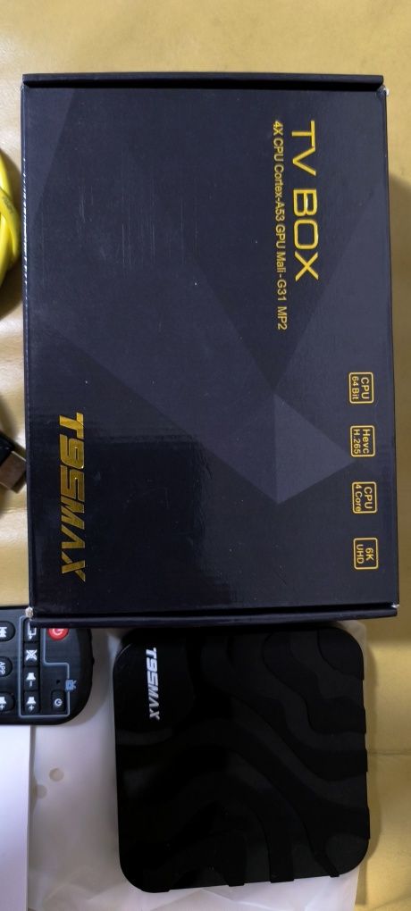 TV Box T95 Max Android 4GB+32GB Como Nova