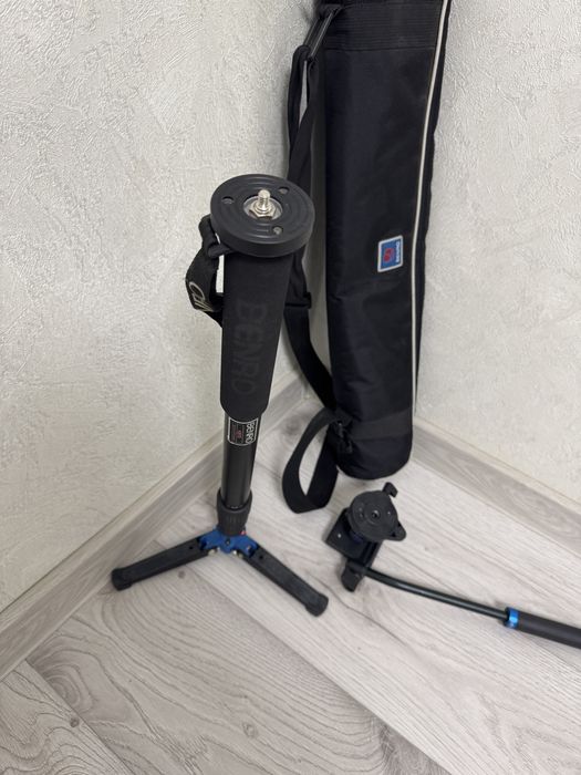 Монопод Benro A38TD для прфесійної фото та відеозйомки