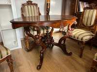 XIX-wieczny stół drewniany 121 x 78 x 76 cm