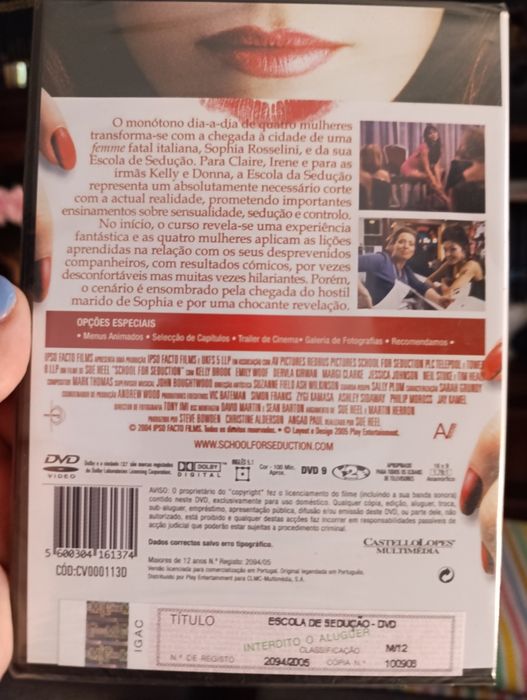 DVD Escola da Sedução - Romance