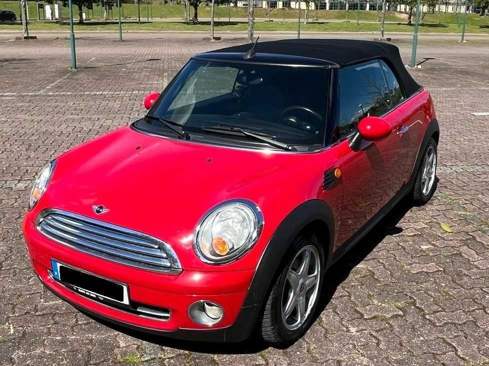 Mini Cooper Cabrio 1.6 2009 — Descapotavel Vermelho Impecável