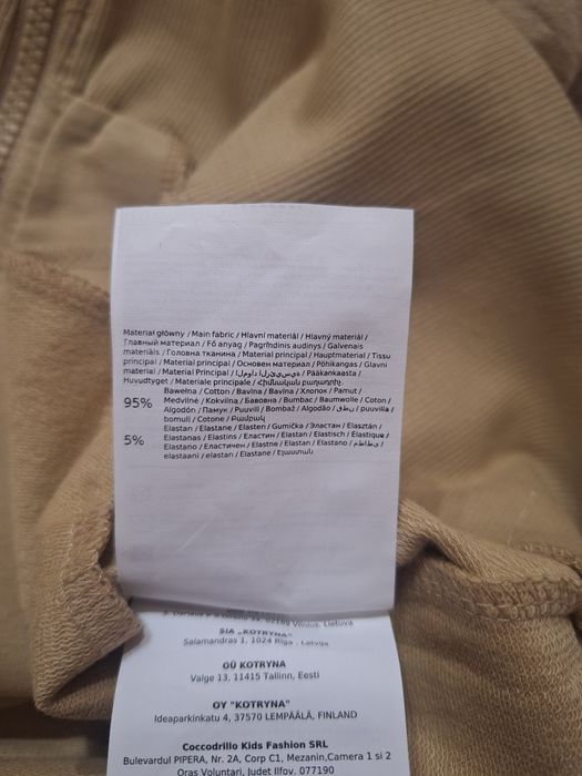 R. 134/140 bluza coccodrillo z elastanem